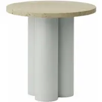 Normann Copenhagen Bijzettafel Dit Table Light Green Travertine Light