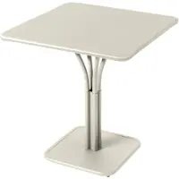 Fermob LUXEMBOURG kleine tafel met massief blad staal 71x71 cm