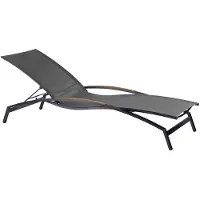 Diamond Garden Valencia ligbed van roestvrij staal met Sunproof sling