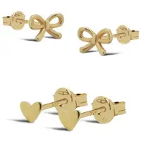 Karma Jewelry gold plated oorbellen Elva (set van 2) female
