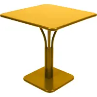 Fermob LUXEMBOURG kleine tafel met massief blad staal 71x71 cm