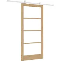 vidaXL Schuifdeur ORKDAL Naturel 93 x 202 cm