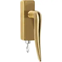 Formani Basics LB20-DKLOCK-O draaikiepgarnituur afsluitbaar linksdraaiend - PVD mat goud