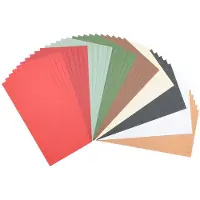 Vaessen creative Kaarten Karton - Voor vierkante kaarten - Kerst - 216 g - Textuur - 45 vellen - 13,5 x 13,5 cm