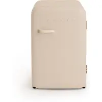 Create - Koelkast in retrostijl - Zand - Handvat Zand - FRIDGE RETRO 107L