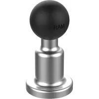RAM Mount Aluminium Pin-Lock kogeladapter met 1/4"-20 binnendraad RAM-B-463U