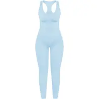 SMILODOX Jumpsuit ' Seamless Elsie ' lichtblauw