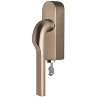 Formani Rivio by Gensler GL100-DKLOCK-O draaikiepgarnituur afsluitbaar rechtsdraaiend - PVD licht brons