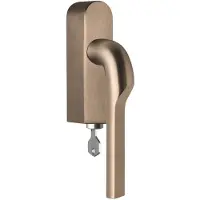 Formani Rivio by Gensler GL100-DKLOCK-O draaikiepgarnituur afsluitbaar linksdraaiend - PVD licht brons