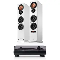 Teufel ULTIMA 40 ACTIVE 3 + DUAL DT 250 Stereo Wit/zwart