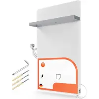 BOG Infrarood Paneel Badkamer Verwarming Wit 270 W Tot 7 M2 - Infrarood Verwarmingspaneel Elektrische Kachel - Electric Heater Energy Saver - Elektrische Verwarming - Infrared Heater Electric