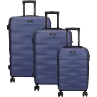 Beagles Travel Koffer 20-24-28 Inch - Kofferset - Koffers - Travel - Reizen - Set - Staalblauw