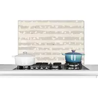 KitchenYeah Spatscherm keuken 90x60 cm - Kookplaat achterwand Terrazzo - Terras - Pastel - Muurbeschermer - Spatwand fornuis - Hoogwaardig aluminium