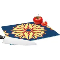 KitchenYeah Glazen Snijplank - 28x20 - Sterren - Patronen - Abstract - Snijplanken Glas