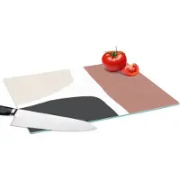 KitchenYeah Glazen Snijplank - 39x28 - Pastel - Abstract - Design - Snijplanken Glas