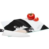 KitchenYeah Glazen Snijplank - 28x20 - Verf - Abstract - Design - Snijplanken Glas