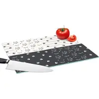 KitchenYeah Glazen Snijplank - 39x28 - Katten - Pootjes - Patronen - Huisdier - Snijplanken Glas