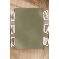 KitchenYeah Tafelkleed - Tafellaken - 180x260 cm - Grijs - Warm - Herfst - Binnen en Buiten