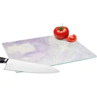 KitchenYeah Glazen Snijplank - 28x20 - Abstract - Verf - Design - Snijplanken Glas