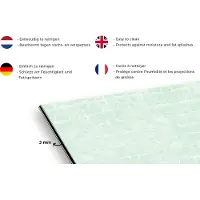 KitchenYeah Muurbeschermer - Achterwand keuken - Groen - Leer - Dierenhuid - Dieren - 120x80 cm - Spatscherm