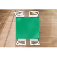 KitchenYeah Tafelkleed - Tafellaken - 100x100 cm - Groen - Bos - Kleuren - Binnen en Buiten