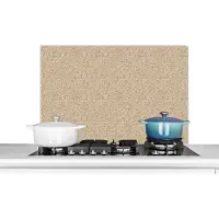 KitchenYeah Spatscherm keuken 90x60 cm - Kookplaat achterwand Patroon - Graniet print - Steen - Muurbeschermer - Spatwand fornuis - Hoogwaardig aluminium