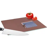 KitchenYeah Glazen Snijplank - 28x20 - Man - Vintage - Design - Snijplanken Glas