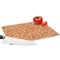 KitchenYeah Glazen Snijplank - 28x20 - Giraffe - Afrika - Design - Snijplanken Glas
