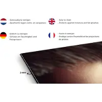 KitchenYeah Spatscherm keuken 120x80 cm - Kookplaat achterwand Vrouw - Lippen - Rood - Portret - Muurbeschermer - Spatwand fornuis - Hoogwaardig aluminium