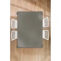 KitchenYeah Tafelkleed - Tafellaken - 130x200 cm - Grijs - Kleuren - Effen - Binnen en Buiten