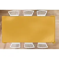 KitchenYeah Tafelkleed - Tafellaken - 300x150 cm - Okergeel - Herfst - Interieur - Binnen en Buiten