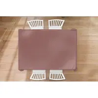 KitchenYeah Tafelkleed - Tafellaken - 200x130 cm - Terracotta - Patronen - Roze - Binnen en Buiten