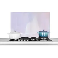 KitchenYeah Spatscherm keuken 90x60 cm - Kookplaat achterwand Pastel - Verf - Design - Muurbeschermer - Spatwand fornuis - Hoogwaardig aluminium