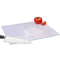 KitchenYeah Glazen Snijplank - 39x28 - Pastel - Verf - Design - Snijplanken Glas