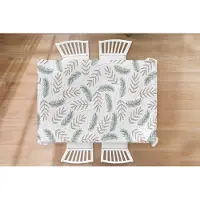 KitchenYeah Kerst Tafelkleed - Kerstmis Decoratie - Tafellaken - Kerst - Patronen - Takken - 200x130 cm - Kerstmis Versiering - Tafeldecoratie Kerstmis - Kerstdecoratie tafel - Tafelversiering