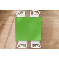 KitchenYeah Tafelkleed - Tafellaken - 120x120 cm - Groen - Kleuren - Natuur - Binnen en Buiten
