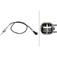 Hella 6PT 358 226-181 Sensor, uitlaatgastemperatuur