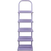 En.casa Schoenenrek Poytya voor kinderen 96x30x27 cm lila []