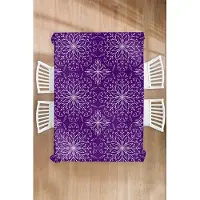 KitchenYeah Kerst Tafelkleed - Kerstmis Decoratie - Tafellaken - Patronen - Kerst - Sneeuw - 150x220 cm - Kerstmis Versiering - Tafeldecoratie Kerstmis - Kerstdecoratie tafel - Tafelversiering