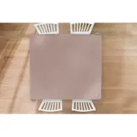 KitchenYeah Tafelkleed - Tafellaken - 180x180 cm - Roze - Palet - Oud - Effen - Oudroze - Binnen en Buiten