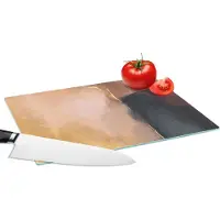 KitchenYeah Glazen Snijplank - 28x20 - Abstract - Verf - Pastel - Snijplanken Glas
