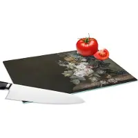 KitchenYeah Glazen Snijplank - 28x20 - Bloemen - Eelke Jelles Eelkema - Oude meesters - Snijplanken Glas