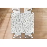 KitchenYeah Kerst Tafelkleed - Kerstmis Decoratie - Tafellaken - Kerst - Patronen - Takken - 150x150 cm - Kerstmis Versiering - Tafeldecoratie Kerstmis - Kerstdecoratie tafel - Tafelversiering