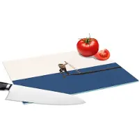 KitchenYeah Glazen Snijplank - 28x20 - Vrouw - Complimenten - Abstract - Snijplanken Glas