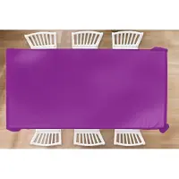 KitchenYeah Tafelkleed - Tafellaken - 300x150 cm - Paars - Kleuren - Effen - Binnen en Buiten