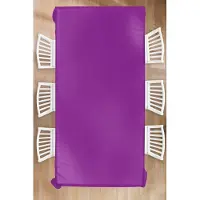 KitchenYeah Tafelkleed - Tafellaken - 150x300 cm - Paars - Kleuren - Effen - Binnen en Buiten