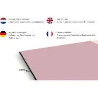 KitchenYeah Spatscherm keuken 120x80 cm - Kookplaat achterwand Pastel - Design - Minimalisme - Muurbeschermer - Spatwand fornuis - Hoogwaardig aluminium