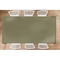 KitchenYeah Tafelkleed - Tafellaken - 300x150 cm - Grijs - Warm - Herfst - Binnen en Buiten