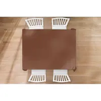KitchenYeah Tafelkleed - Tafellaken - 170x130 cm - Bruin - Donker - Kleuren - Binnen en Buiten
