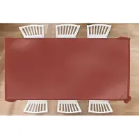 KitchenYeah Tafelkleed - Tafellaken - 300x150 cm - Palet - Rood - Interieur - Binnen en Buiten